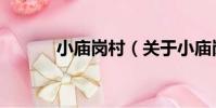 小廟崗村(關于小廟崗村簡介)