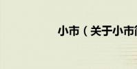 小市(關于小市簡介)