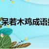 呆若木雞成語接龍10個（呆若木雞成語接龍）
