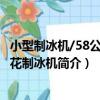 小型制冰機/58公斤雪花制冰機（關于小型制冰機/58公斤雪花制冰機簡介）