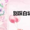 別踩白塊紀錄（別踩白塊兒記錄）