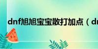 dnf旭旭寶寶散打加點(dnf散打pk加點)