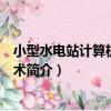 小型水電站計算機監控技術（關于小型水電站計算機監控技術簡介）