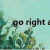 go right ahead中right充當什么成分