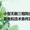 小型無刷三相同步發電機技術條件（關于小型無刷三相同步發電機技術條件簡介）