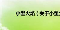 小型火焰(關于小型火焰簡介)