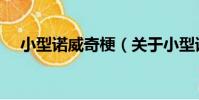小型諾威奇梗(關于小型諾威奇梗簡介)