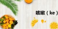 咳嗽(ke)