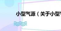 小型氣源(關于小型氣源簡介)