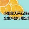 小型露天采石場安全生產暫行規定（關于小型露天采石場安全生產暫行規定簡介）