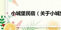 小城堡民宿(關于小城堡民宿簡介)