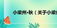 小梁州·秋(關于小梁州·秋簡介)