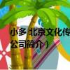 小多 北京文化傳媒有限公司（關于小多 北京文化傳媒有限公司簡介）