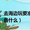 去海邊玩要準備什么吃的東西（去海邊玩要準備什么）
