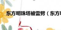 東方明珠塔被雷劈(東方明珠塔被電擊)