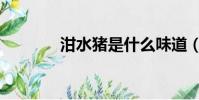 泔水豬是什么味道(泔水豬)