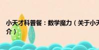 小天才科普餐:數學魔力(關于小天才科普餐:數學魔力簡介)
