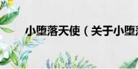 小墮落天使(關于小墮落天使簡介)