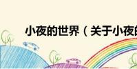小夜的世界(關于小夜的世界簡介)