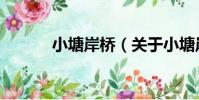 小塘岸橋(關于小塘岸橋簡介)