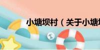 小塘壩村(關于小塘壩村簡介)