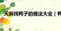 天麻燉鴨子的做法大全(鴨子的做法大全)