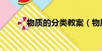 物質的分類教案(物質的分類)