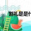 割禮是是什么（割禮指的是什么地方）
