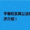 平等權及其公法保障與救濟（關于平等權及其公法保障與救濟介紹）