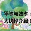平等與效率：重大抉擇（關于平等與效率：重大抉擇介紹）