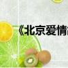 《北京愛情故事》（北京愛情故事簡介）