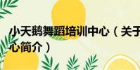 小天鵝舞蹈培訓中心(關于小天鵝舞蹈培訓中心簡介)