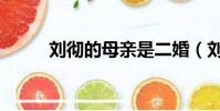 劉徹的母親是二婚(劉徹的母親)