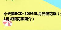 小天鵝BCD-206GSL月光銀花季(關于小天鵝BCD-206GSL月光銀花季簡介)