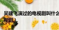 吳建飛演過的電視劇叫什么(吳建飛演過的電視劇)