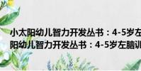 小太陽幼兒智力開發叢書:4-5歲左腦訓練開發(關于小太陽幼兒智力開發叢書:4-5歲左腦訓練開發簡介)