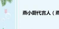 燕小廚代言人(燕小廚)