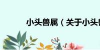 小頭獸屬(關于小頭獸屬簡介)