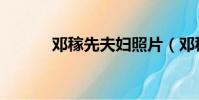 鄧稼先夫婦照片(鄧稼先夫人)
