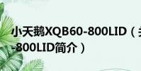 小天鵝XQB60-800LID(關于小天鵝XQB60-800LID簡介)