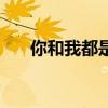 你和我都是同路人歌詞（同路人歌詞）