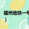 福州地鐵一號線全程線路圖（福州地鐵一號線）