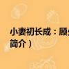 小妻初長成：顧少 請指教（關于小妻初長成：顧少 請指教簡介）
