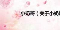 小奶哥(關于小奶哥簡介)
