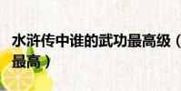 水滸傳中誰的武功最高級(水滸傳中誰的武功最高)
