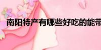 南陽特產有哪些好吃的能帶走(南陽特產)