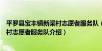 平羅縣寶豐鎮新渠村志愿者服務隊(關于平羅縣寶豐鎮新渠村志愿者服務隊介紹)