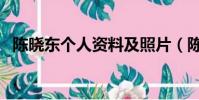 陳曉東個人資料及照片(陳曉東個人資料)