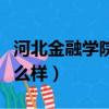 河北金融學院怎么樣研究生（河北金融學院怎么樣）