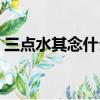 三點水其念什么意思（三點水者念什么意思）